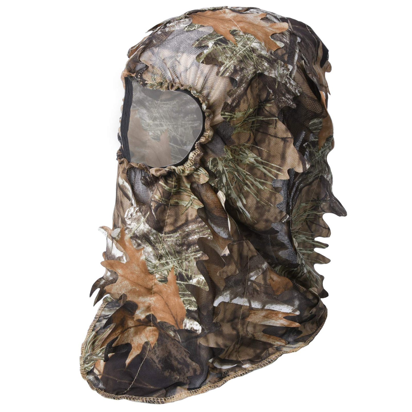 LOOGU Hunting Headgear With Leaves Super Tree Camo