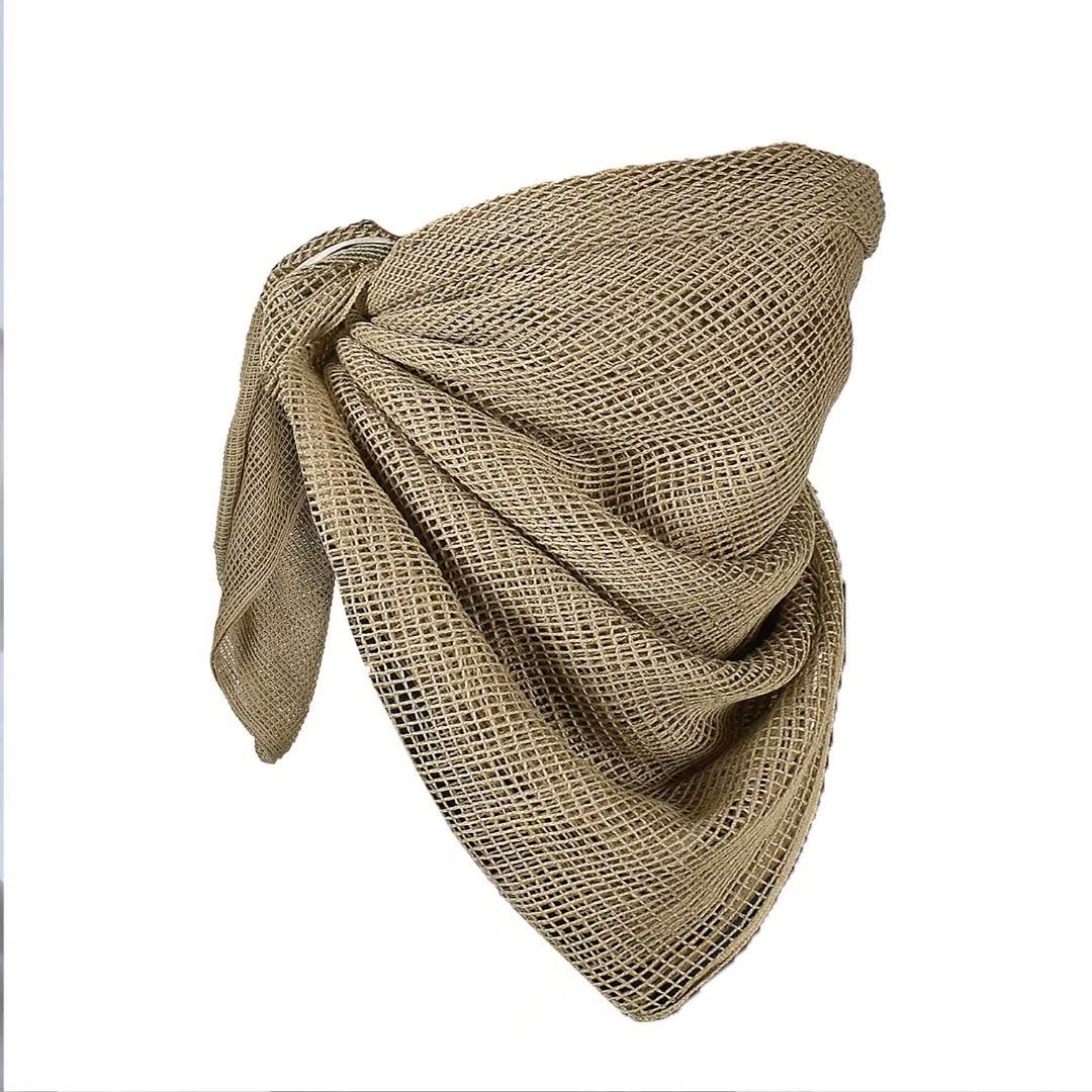 LOOGU Camouflage Netting, Tactical Mesh Net Camo Scarf for Wargame,Sports & Other Outdoor Activities