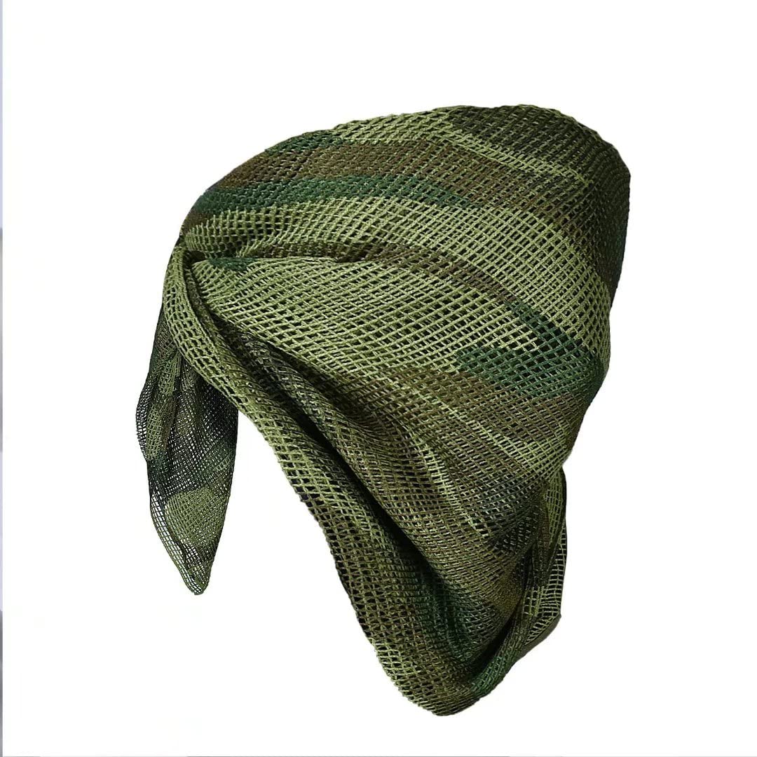 LOOGU Camouflage Netting, Tactical Mesh Net Camo Scarf for Wargame,Sports & Other Outdoor Activities