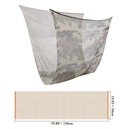 LOOGU Camouflage Netting, Tactical Mesh Net Camo Scarf for Wargame,Sports & Other Outdoor Activities