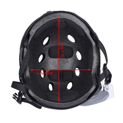 LOOGU Airsoft Helmet, Fast PJ Type Bump Tactical Combat Protective Gear for Outdoor Activities with 12-in-1 Face Mask