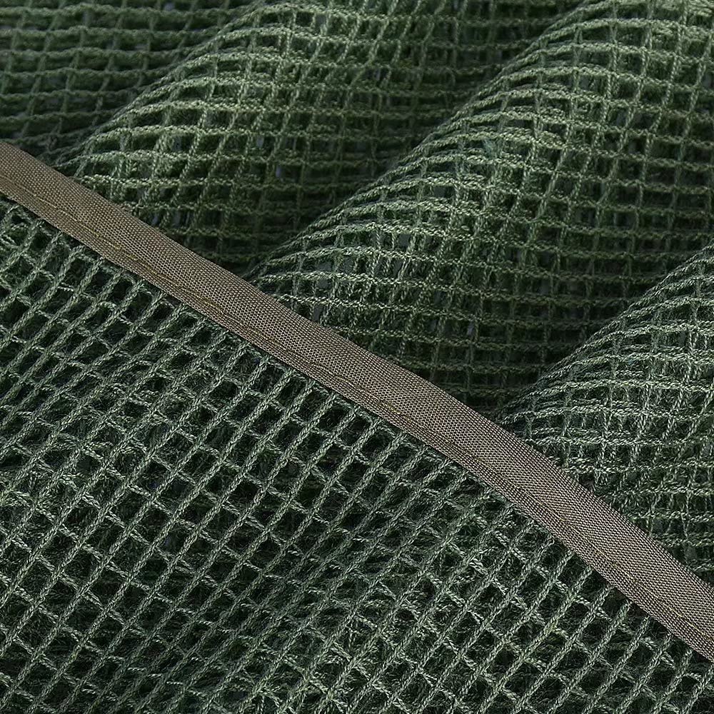 LOOGU Camouflage Netting, Tactical Mesh Net Camo Scarf for Wargame,Sports & Other Outdoor Activities