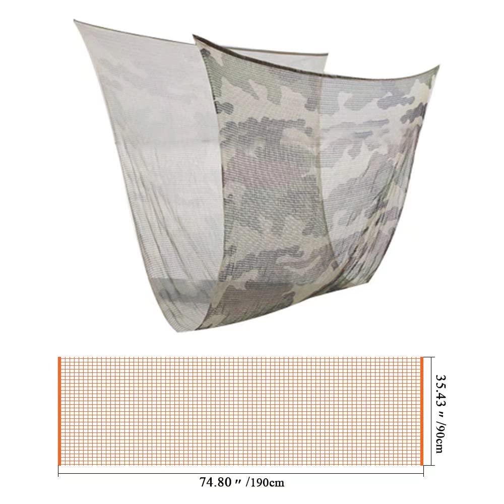 LOOGU Filet de Camouflage, écharpe de Camouflage en Filet Tactique pour Wargame, Sports et Autres activités de Plein air