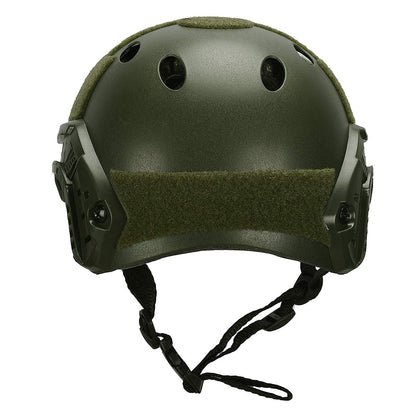 LOOGU Airsoft Helmet, Fast PJ Type Bump Tactical Combat Protective Gear for Outdoor Activities with 12-in-1 Face Mask