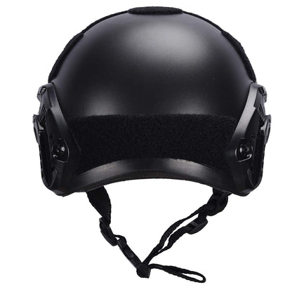 LOOGU Airsoft Helmet, Fast MH Type Bump Tactical Combat Protective Gear for Outdoor Activities with 12-in-1 Face Mask