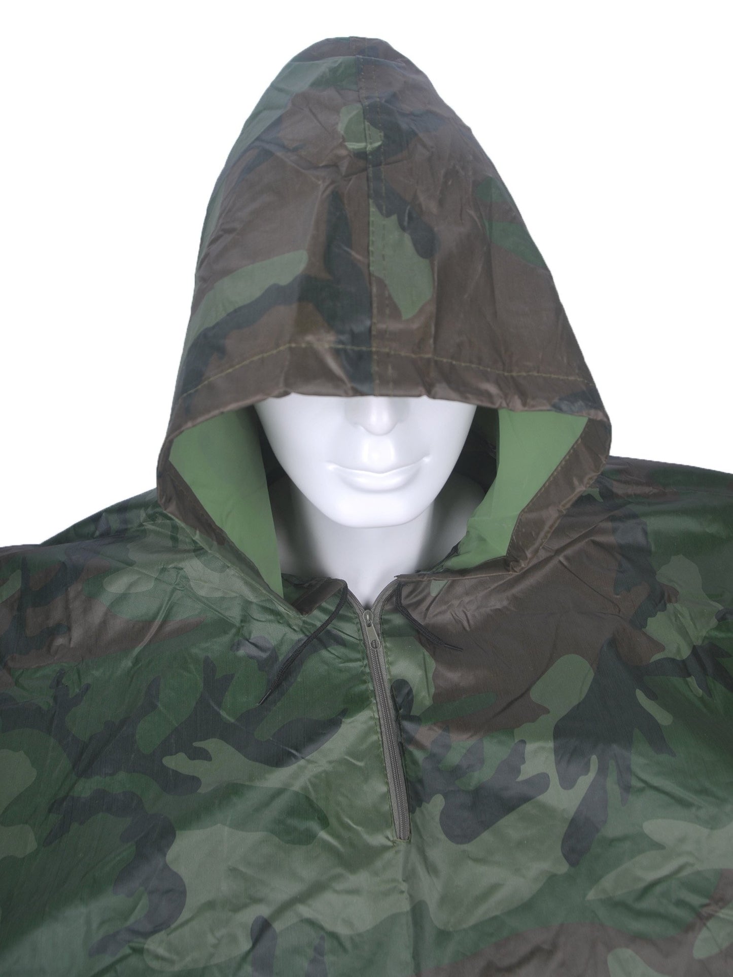 LOOGU Multi Functional Rain poncho PVC Coating Unisex Super Tree Camo