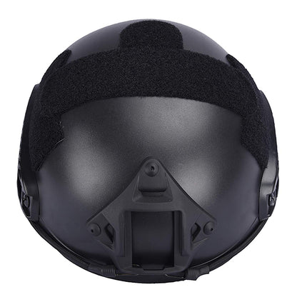 LOOGU Airsoft Helmet, Fast MH Type Bump Tactical Combat Protective Gear for Outdoor Activities with 12-in-1 Face Mask