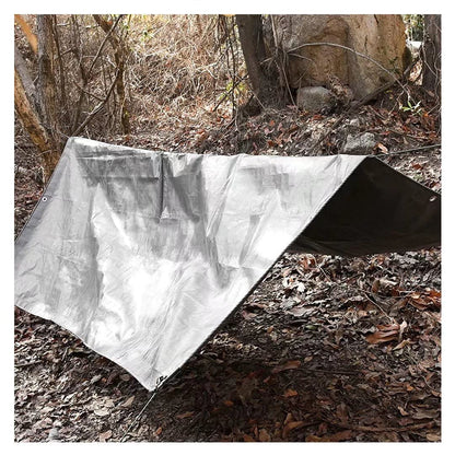 LOOGU Heavy Duty Waterproof Tarp, Bionic Tree Camo Multi Purpose Poly Cover