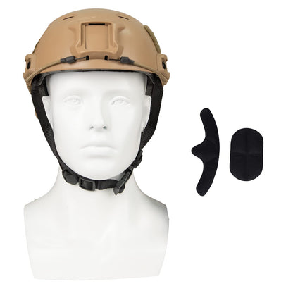 LOOGU Airsoft Helmet, Fast BJ Type Bump Tactical Combat Protective Gear for Outdoor Activities with 12-in-1 Face Mask