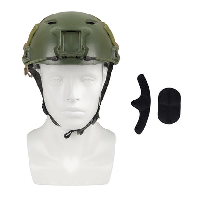 LOOGU Airsoft Helmet, Fast BJ Type Bump Tactical Combat Protective Gear for Outdoor Activities with 12-in-1 Face Mask