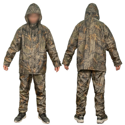 LOOGU Hunting Rain Suit PVC Unisex Super Tree Camo